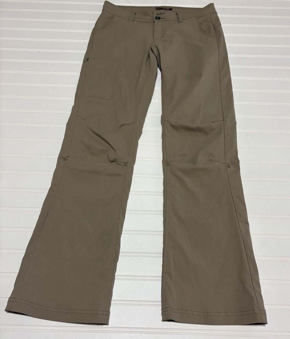 prAna Women's Halle Hiking Pants Size 6 Regular Inseam Khaki